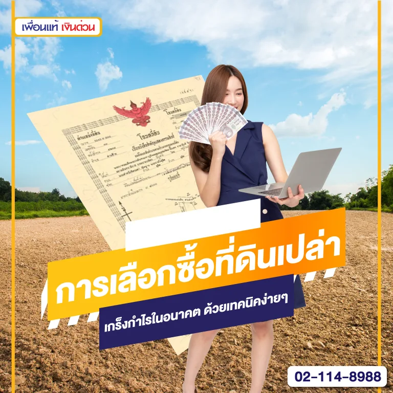 การเลือกซื้อที่ดินเปล่า, ที่ดินเปล่า, ที่ดินจัดสรร